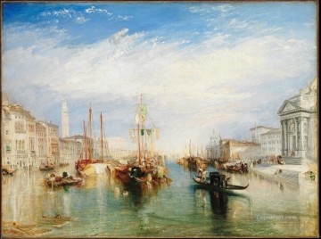 ジョセフ・マロード・ウィリアム・ターナー Painting - 大運河ヴェネツィアのロマンチックなターナー
